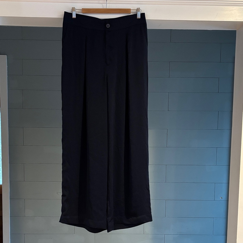 NWT NIC+ZOE‎ Dark Indigo Wide-Leg Trousers